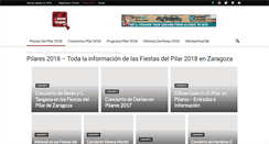 Desktop Screenshot of pilareszaragoza.com