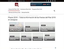 Tablet Screenshot of pilareszaragoza.com